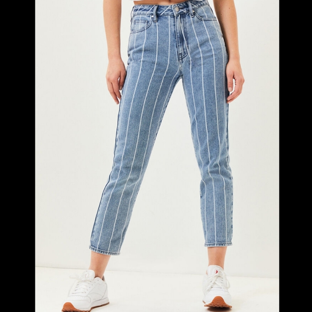 Pacsun Window Pane Mom Jeans Size 26